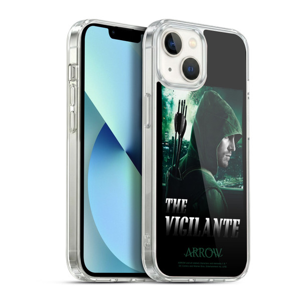 Arrow TV Series Graphics The Vigilante Soft Gel Case for Apple iPhone 13