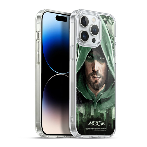 Arrow TV Series Graphics Oversized Soft Gel Case for Apple iPhone 13 Pro Max & MagSafe