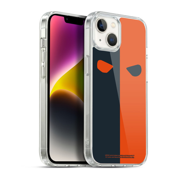 Arrow TV Series Graphics Deathstroke Soft Gel Case for Apple iPhone 14 Plus & MagSafe
