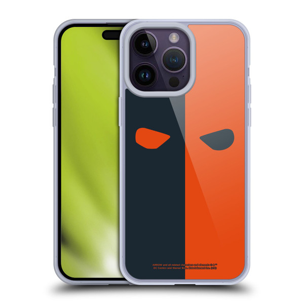 Arrow TV Series Graphics Deathstroke Soft Gel Case for Apple iPhone 14 Pro Max