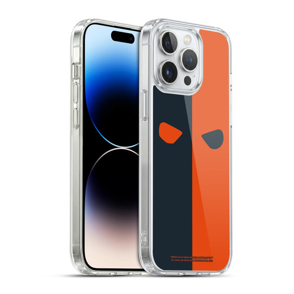 Arrow TV Series Graphics Deathstroke Soft Gel Case for Apple iPhone 14 Pro Max & MagSafe