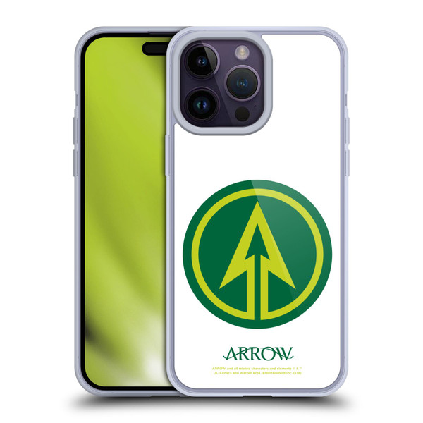 Arrow TV Series Graphics Logo Soft Gel Case for Apple iPhone 14 Pro Max