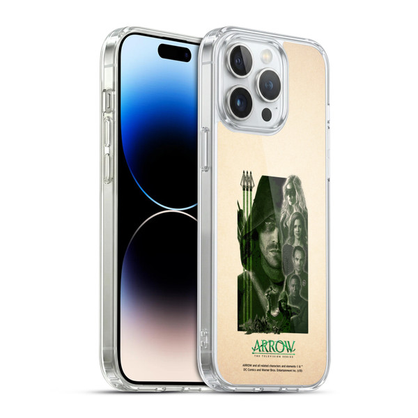Arrow TV Series Graphics Team Soft Gel Case for Apple iPhone 14 Pro Max & MagSafe