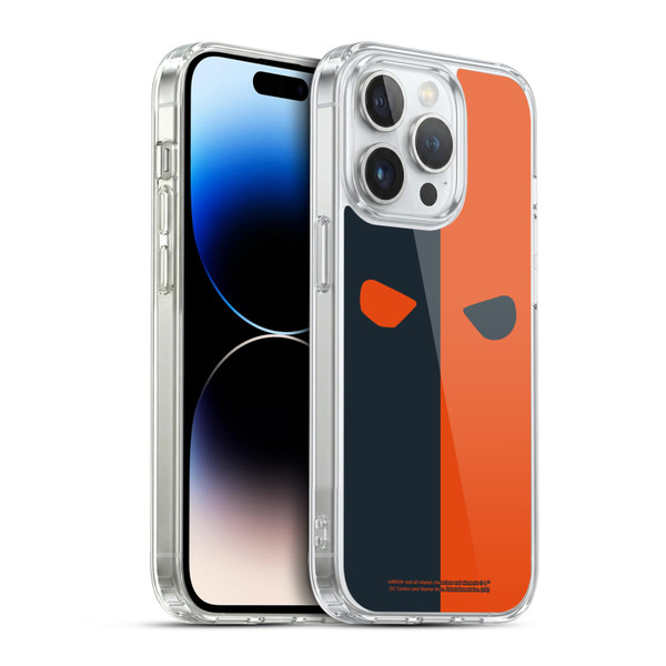 Arrow TV Series Graphics Deathstroke Soft Gel Case for Apple iPhone 14 Pro & MagSafe