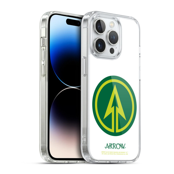 Arrow TV Series Graphics Logo Soft Gel Case for Apple iPhone 14 Pro & MagSafe