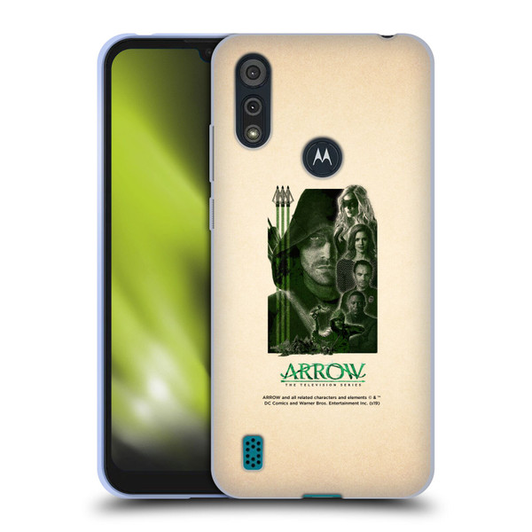 Arrow TV Series Graphics Team Soft Gel Case for Motorola Moto E6s (2020)
