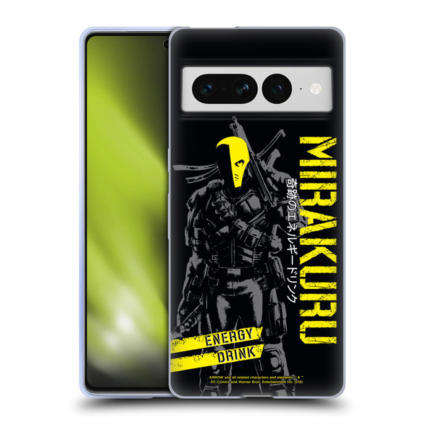 Arrow TV Series Graphics Deathstroke Mirakuru Soft Gel Case for Google Pixel 7 Pro