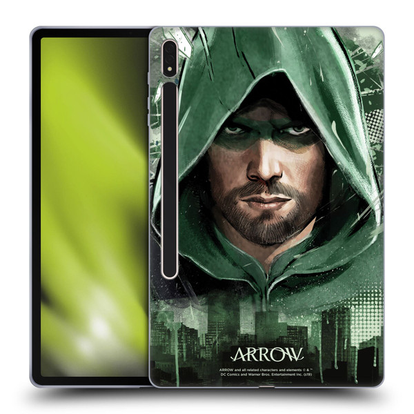 Arrow TV Series Graphics Oversized Soft Gel Case for Samsung Galaxy Tab S8 Plus