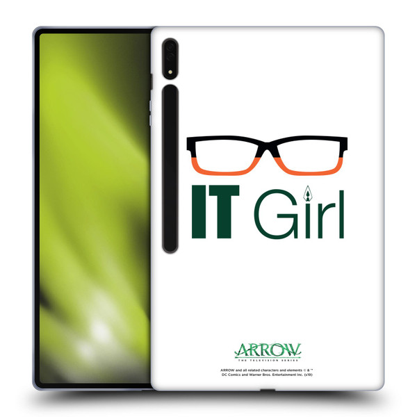 Arrow TV Series Graphics Felicity Smoak IT Girl Soft Gel Case for Samsung Galaxy Tab S8 Ultra