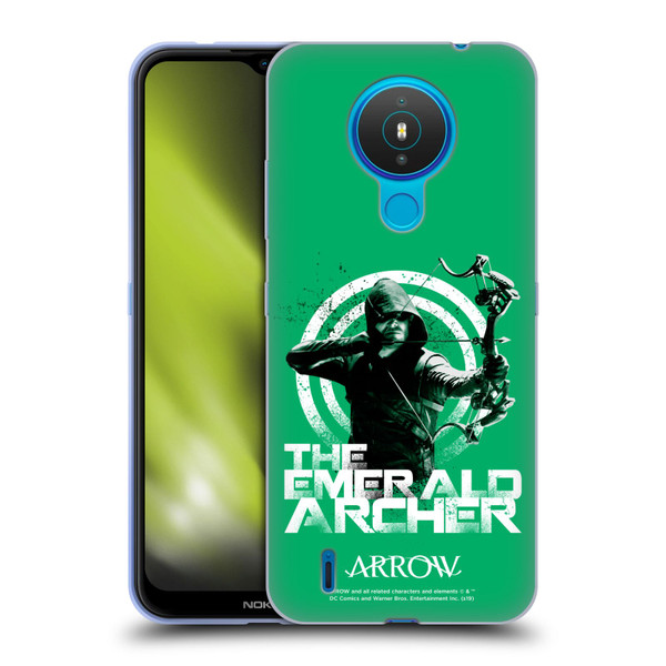 Arrow TV Series Graphics The Emerald Archer Soft Gel Case for Nokia 1.4
