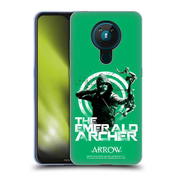 Arrow TV Series Graphics The Emerald Archer Soft Gel Case for Nokia 5.3