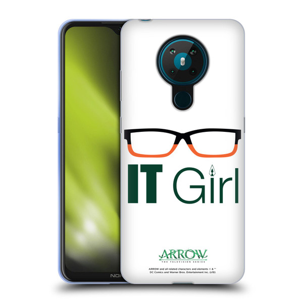 Arrow TV Series Graphics Felicity Smoak IT Girl Soft Gel Case for Nokia 5.3