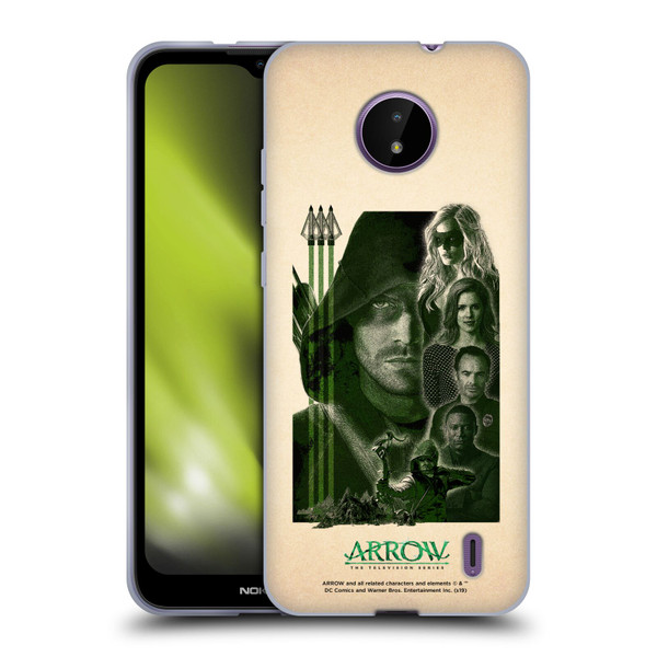 Arrow TV Series Graphics Team Soft Gel Case for Nokia C10 / C20