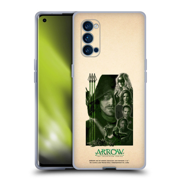 Arrow TV Series Graphics Team Soft Gel Case for OPPO Reno 4 Pro 5G
