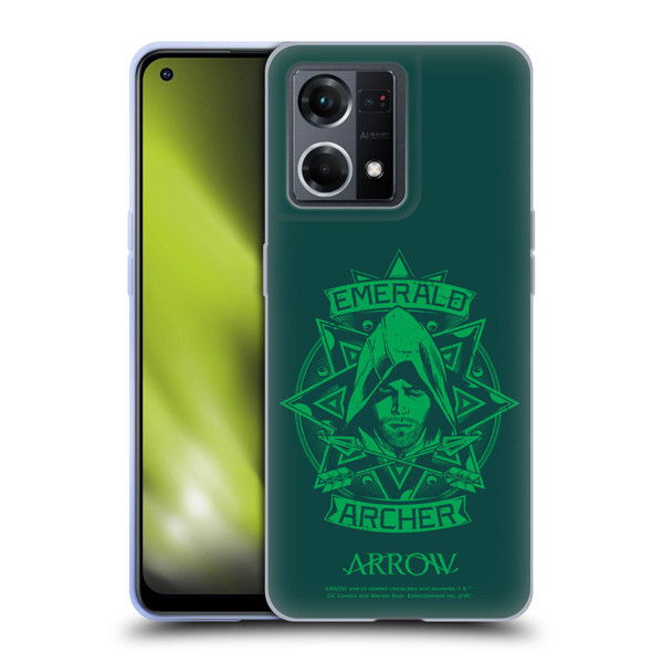 Arrow TV Series Graphics Archer Illustration Soft Gel Case for OPPO Reno8 4G