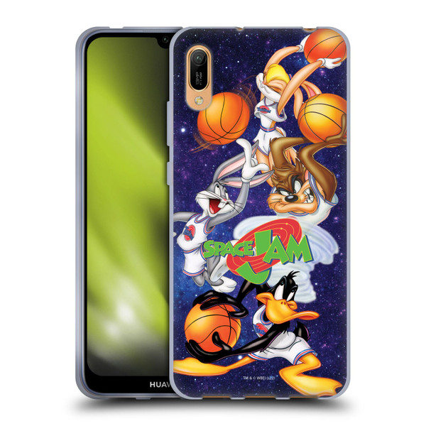 Space Jam (1996) Graphics Poster Soft Gel Case for Huawei Y6 Pro (2019)