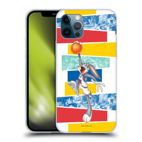 Space Jam (1996) Graphics Bugs Bunny Soft Gel Case for Apple iPhone 12 / iPhone 12 Pro