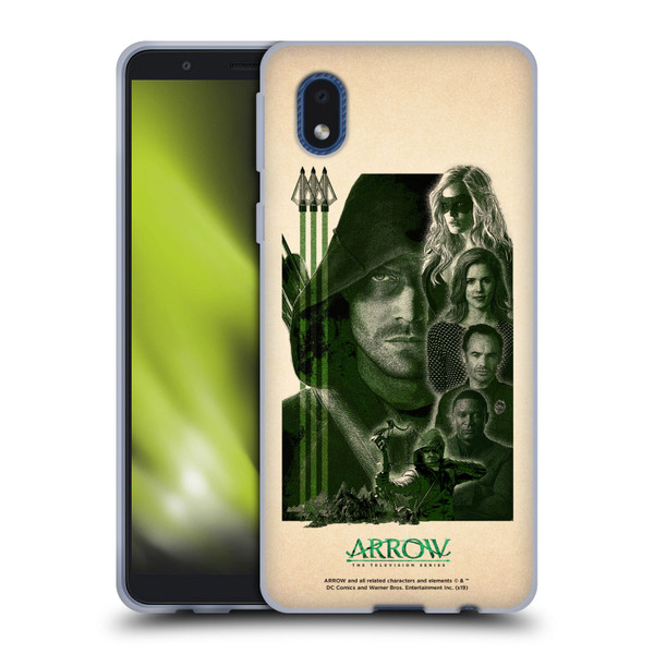 Arrow TV Series Graphics Team Soft Gel Case for Samsung Galaxy A01 Core (2020)