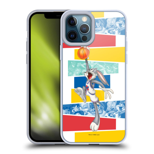 Space Jam (1996) Graphics Bugs Bunny Soft Gel Case for Apple iPhone 12 Pro Max