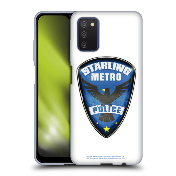 Arrow TV Series Graphics Starling Police Badge Soft Gel Case for Samsung Galaxy A03s (2021)