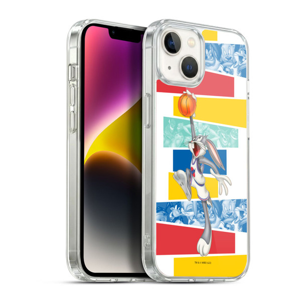 Space Jam (1996) Graphics Bugs Bunny Soft Gel Case for Apple iPhone 14 Plus & MagSafe