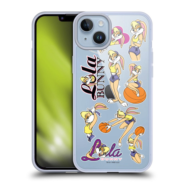 Space Jam (1996) Graphics Lola Bunny Soft Gel Case for Apple iPhone 14 Plus