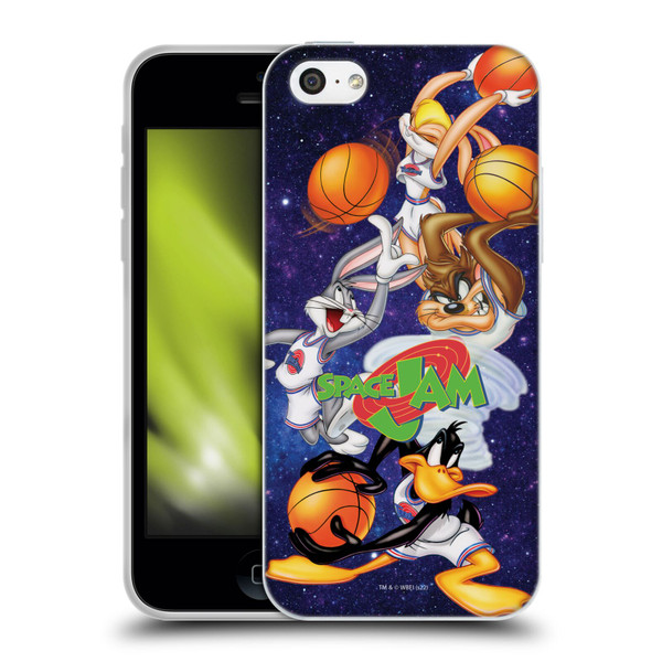Space Jam (1996) Graphics Poster Soft Gel Case for Apple iPhone 5c