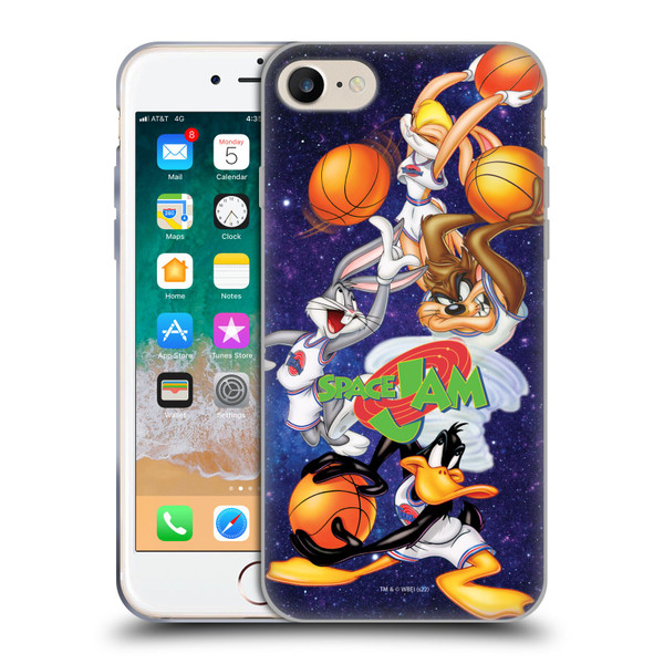 Space Jam (1996) Graphics Poster Soft Gel Case for Apple iPhone 7 / 8 / SE 2020 & 2022