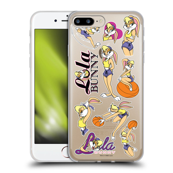Space Jam (1996) Graphics Lola Bunny Soft Gel Case for Apple iPhone 7 Plus / iPhone 8 Plus