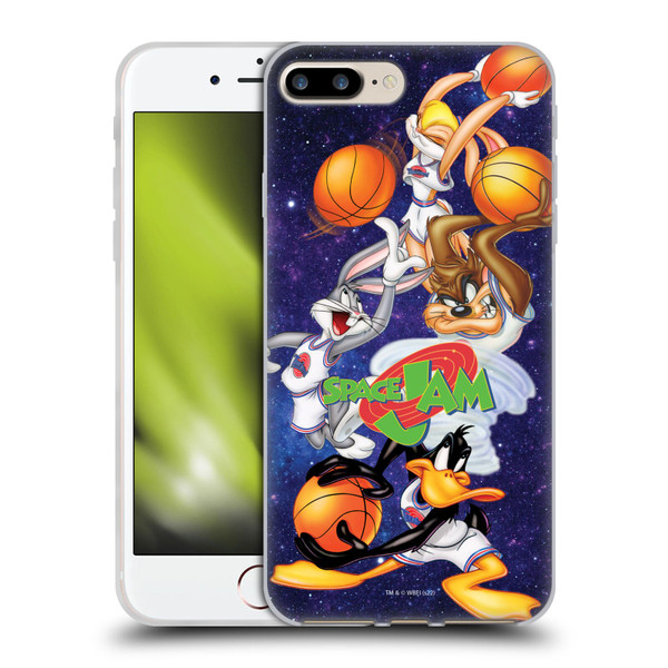 Space Jam (1996) Graphics Poster Soft Gel Case for Apple iPhone 7 Plus / iPhone 8 Plus