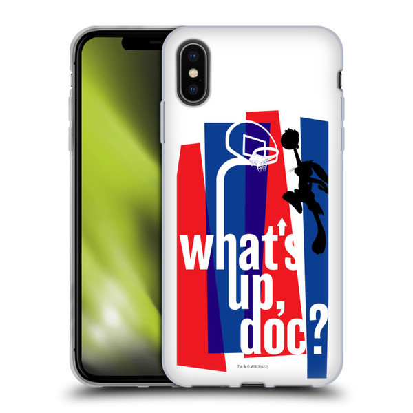 Space Jam (1996) Graphics What's Up Doc? Soft Gel Case for Apple iPhone XS Max