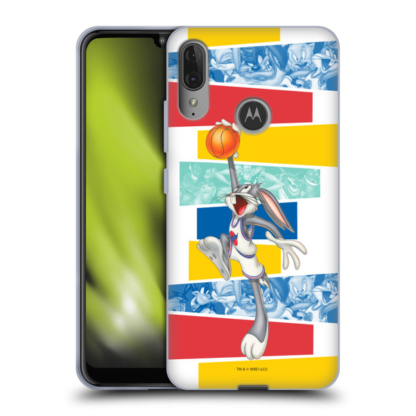 Space Jam (1996) Graphics Bugs Bunny Soft Gel Case for Motorola Moto E6 Plus