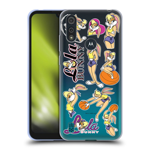 Space Jam (1996) Graphics Lola Bunny Soft Gel Case for Motorola Moto E6s (2020)