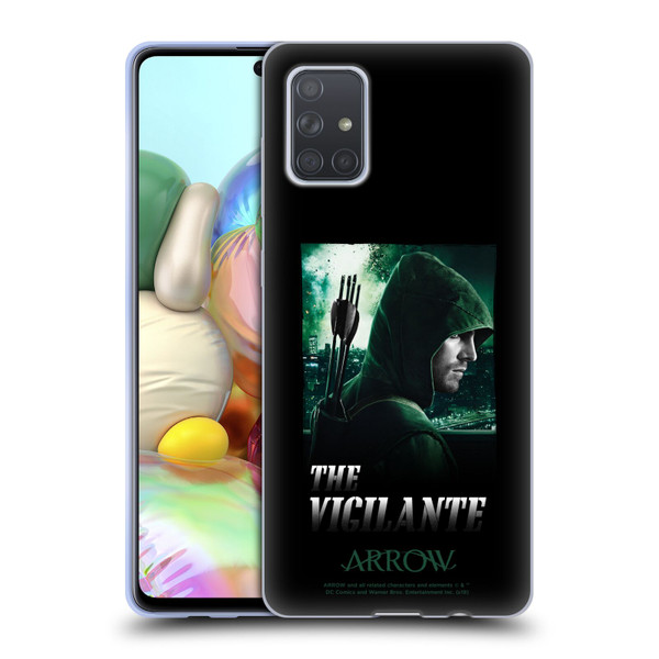 Arrow TV Series Graphics The Vigilante Soft Gel Case for Samsung Galaxy A71 (2019)