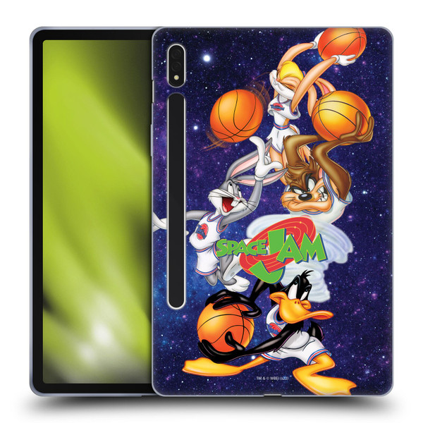 Space Jam (1996) Graphics Poster Soft Gel Case for Samsung Galaxy Tab S8