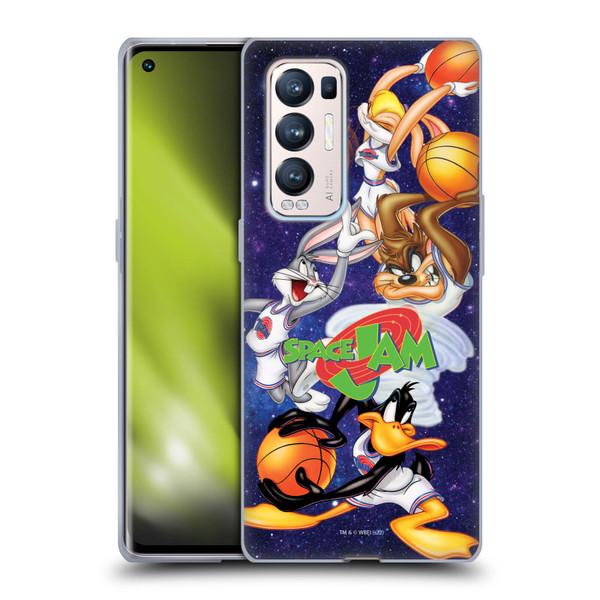 Space Jam (1996) Graphics Poster Soft Gel Case for OPPO Find X3 Neo / Reno5 Pro+ 5G