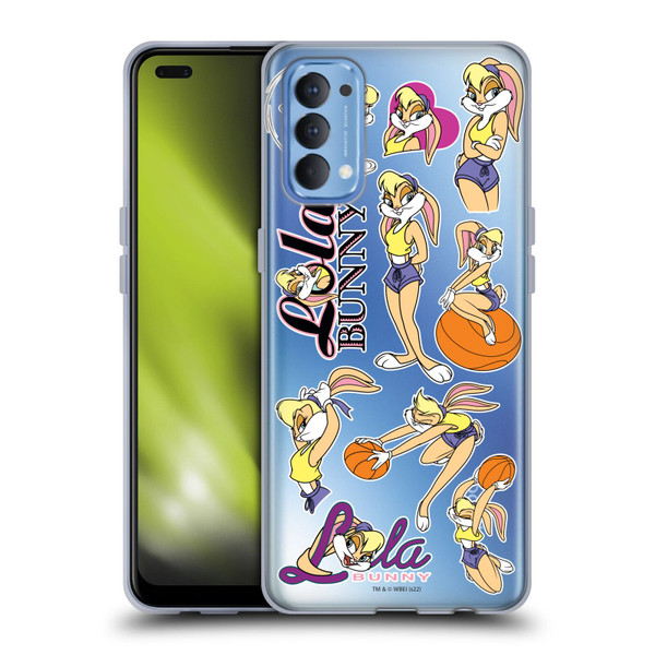 Space Jam (1996) Graphics Lola Bunny Soft Gel Case for OPPO Reno 4 5G