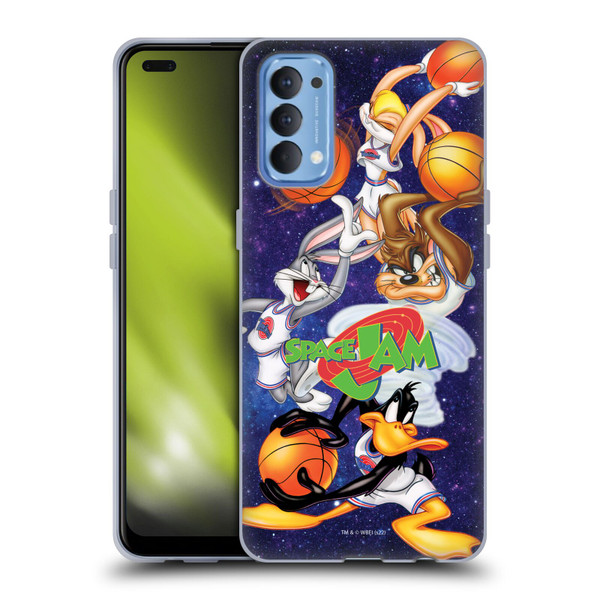 Space Jam (1996) Graphics Poster Soft Gel Case for OPPO Reno 4 5G