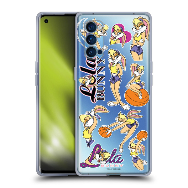 Space Jam (1996) Graphics Lola Bunny Soft Gel Case for OPPO Reno 4 Pro 5G