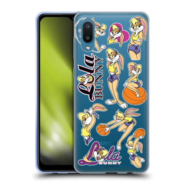 Space Jam (1996) Graphics Lola Bunny Soft Gel Case for Samsung Galaxy A02/M02 (2021)