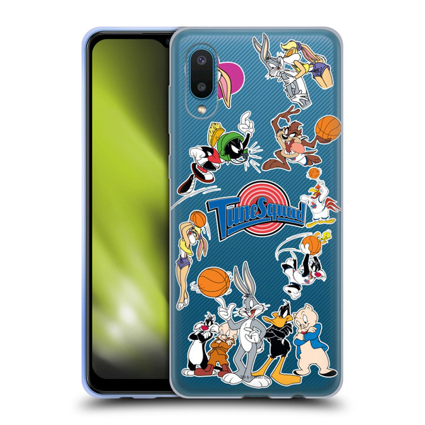 Space Jam (1996) Graphics Tune Squad Soft Gel Case for Samsung Galaxy A02/M02 (2021)