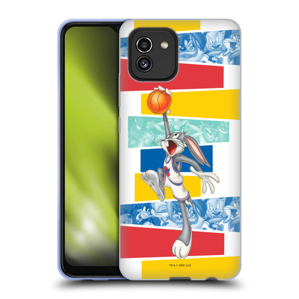 Space Jam (1996) Graphics Bugs Bunny Soft Gel Case for Samsung Galaxy A03 (2021)