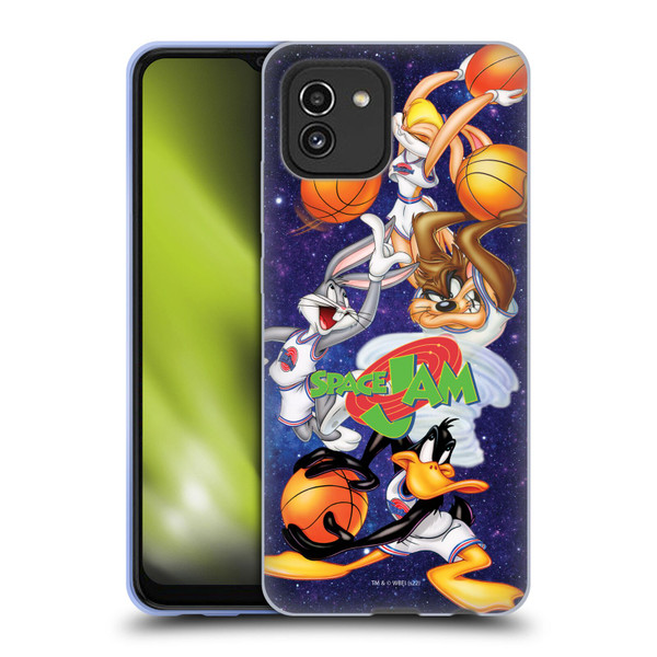 Space Jam (1996) Graphics Poster Soft Gel Case for Samsung Galaxy A03 (2021)