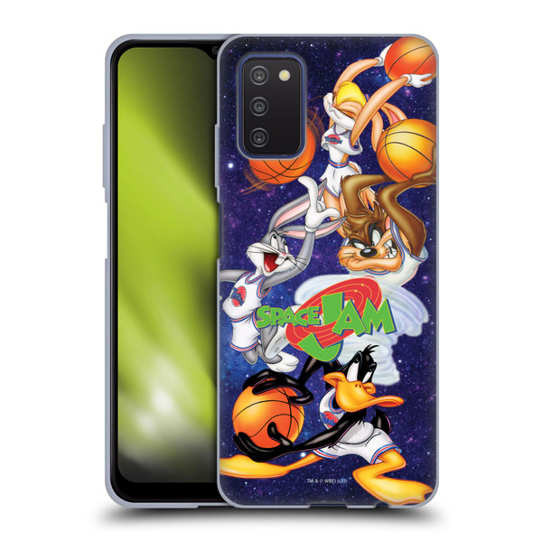 Space Jam (1996) Graphics Poster Soft Gel Case for Samsung Galaxy A03s (2021)