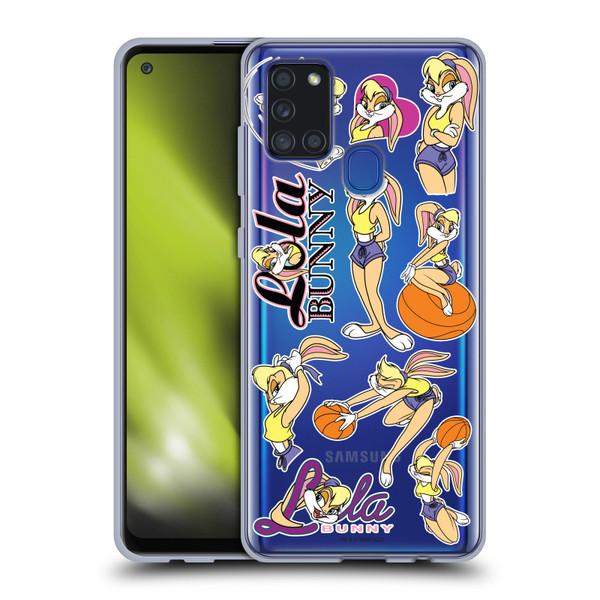 Space Jam (1996) Graphics Lola Bunny Soft Gel Case for Samsung Galaxy A21s (2020)