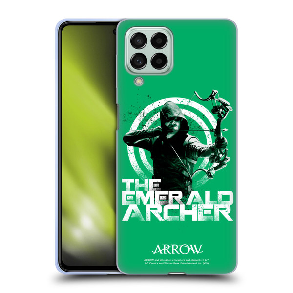Arrow TV Series Graphics The Emerald Archer Soft Gel Case for Samsung Galaxy M53 (2022)