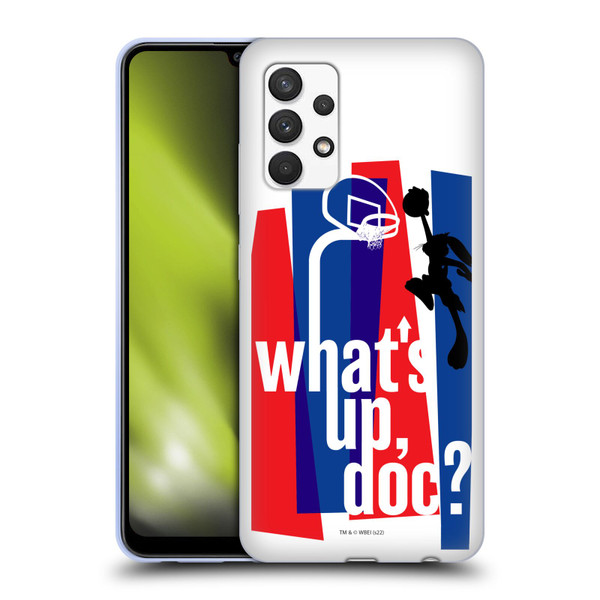 Space Jam (1996) Graphics What's Up Doc? Soft Gel Case for Samsung Galaxy A32 (2021)