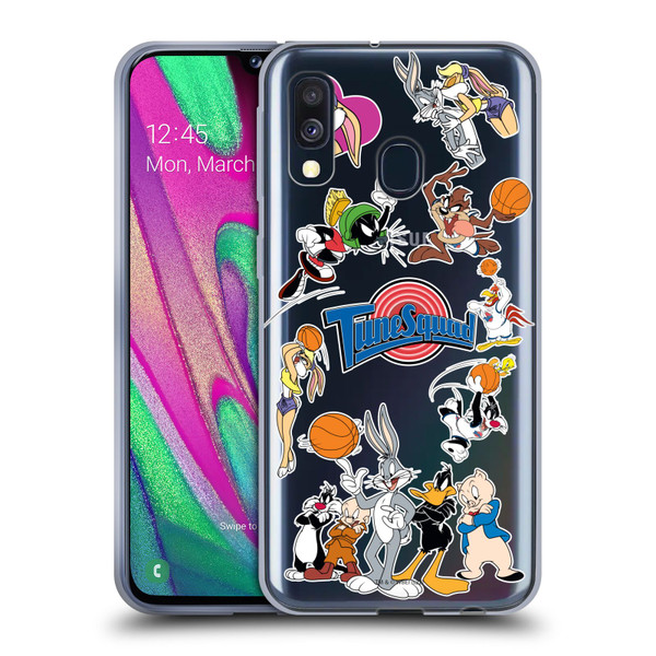 Space Jam (1996) Graphics Tune Squad Soft Gel Case for Samsung Galaxy A40 (2019)