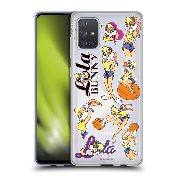 Space Jam (1996) Graphics Lola Bunny Soft Gel Case for Samsung Galaxy A71 (2019)