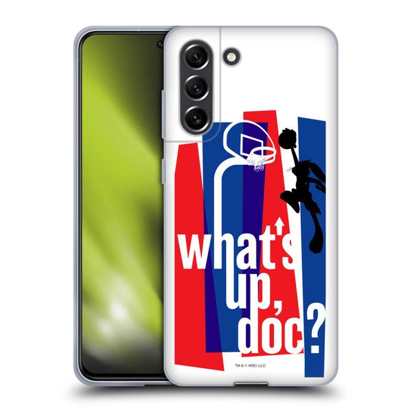 Space Jam (1996) Graphics What's Up Doc? Soft Gel Case for Samsung Galaxy S21 FE 5G